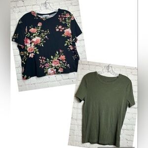 TWO Size Large Short Sleeve Elevated Tees